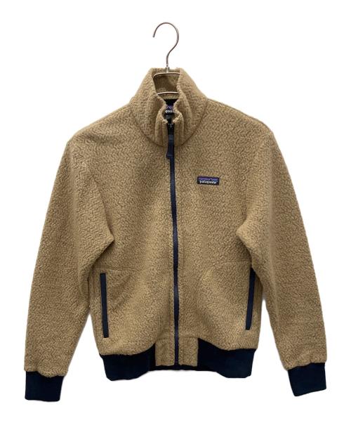 Patagonia（パタゴニア）Patagonia (パタゴニア) フリースジャケット ベージュ×ネイビー サイズ:XSの古着・服飾アイテム