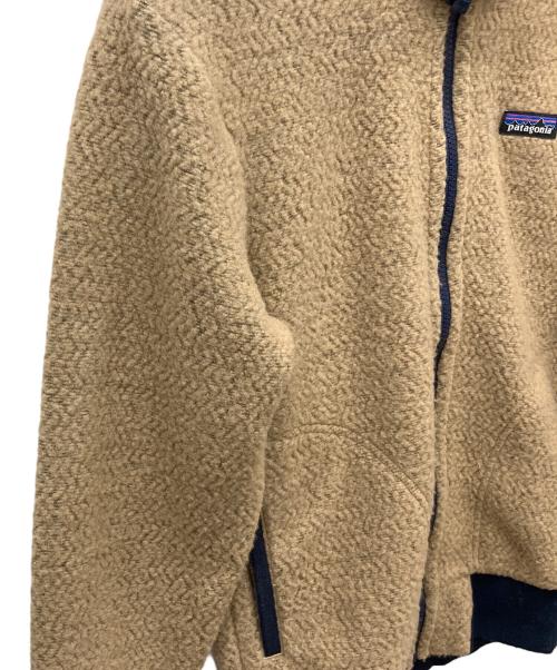Patagonia（パタゴニア）Patagonia (パタゴニア) フリースジャケット ベージュ×ネイビー サイズ:XSの古着・服飾アイテム