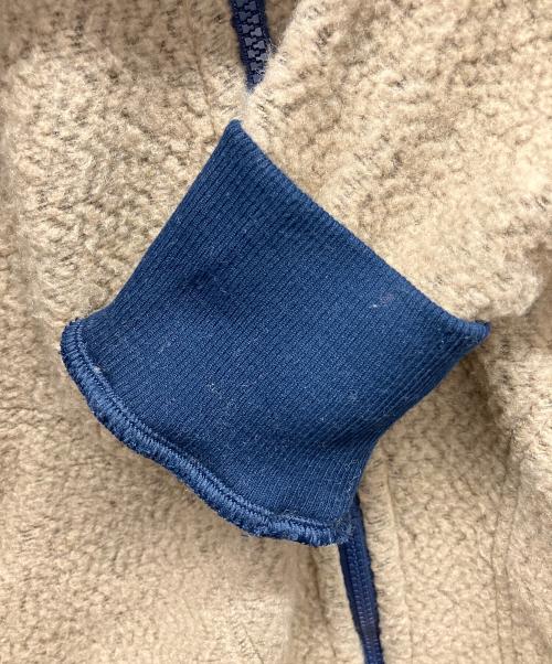 Patagonia（パタゴニア）Patagonia (パタゴニア) フリースジャケット ベージュ×ネイビー サイズ:XSの古着・服飾アイテム