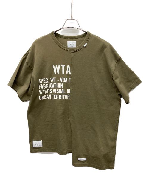WTAPS（ダブルタップス）WTAPS (ダブルタップス) 半袖カットソー オリーブ サイズ:XLの古着・服飾アイテム