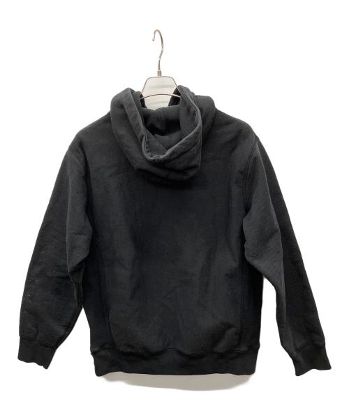 SUPREME（シュプリーム）SUPREME (シュプリーム) Perforated Leather Hooded Sweatshirt ブラック サイズ:Medium0の古着・服飾アイテム