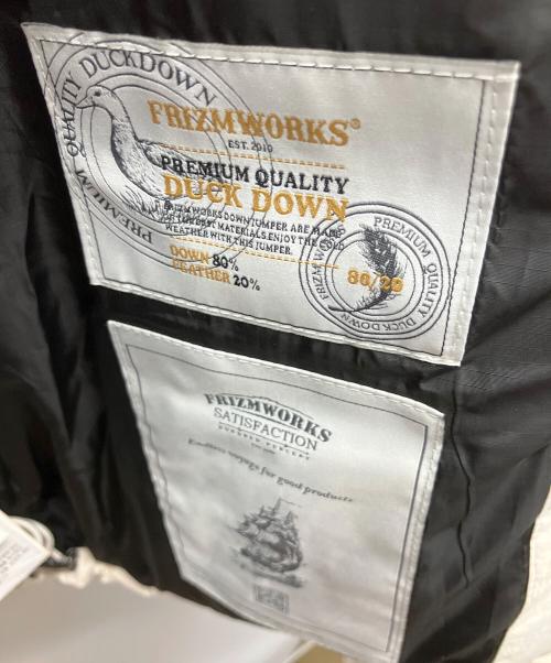 FRIZM WORKS（フリズムワークス）FRIZM WORKS (フリズムワークス) ダウンジャケット ベージュ サイズ:Mの古着・服飾アイテム
