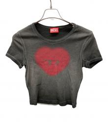 DIESEL（ディーゼル）の古着「半袖カットソー」｜グレー