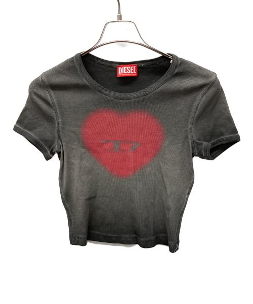 DIESEL（ディーゼル）DIESEL (ディーゼル) 半袖カットソー グレー サイズ:Sの古着・服飾アイテム