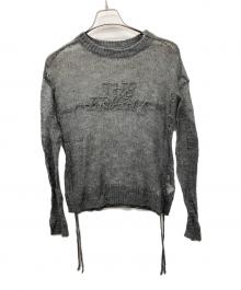 MAISON SPECIAL（メゾンスペシャル）の古着「薄手ニット」｜グレー