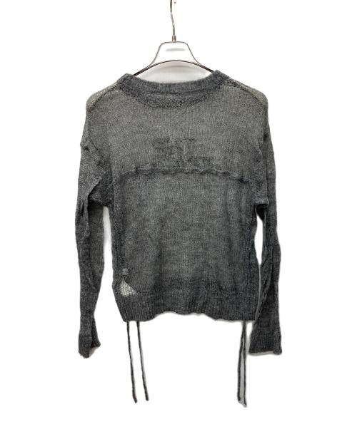 MAISON SPECIAL（メゾンスペシャル）MAISON SPECIAL (メゾンスペシャル) 薄手ニット グレー サイズ:Freeの古着・服飾アイテム