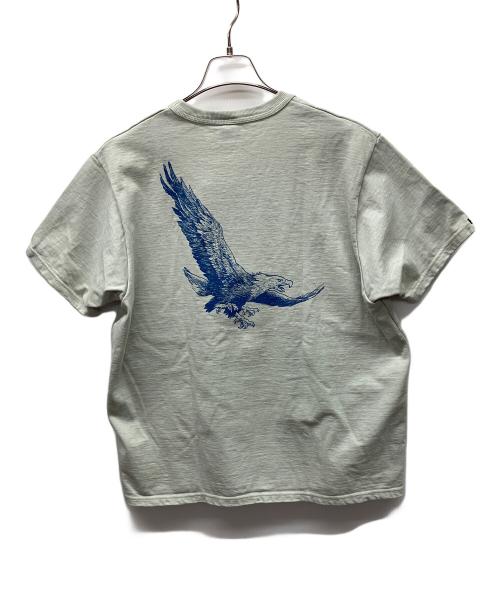 Deluxeware（デラックスウェア）Deluxeware (デラックスウェア) 半袖カットソー ブルー サイズ:Mの古着・服飾アイテム