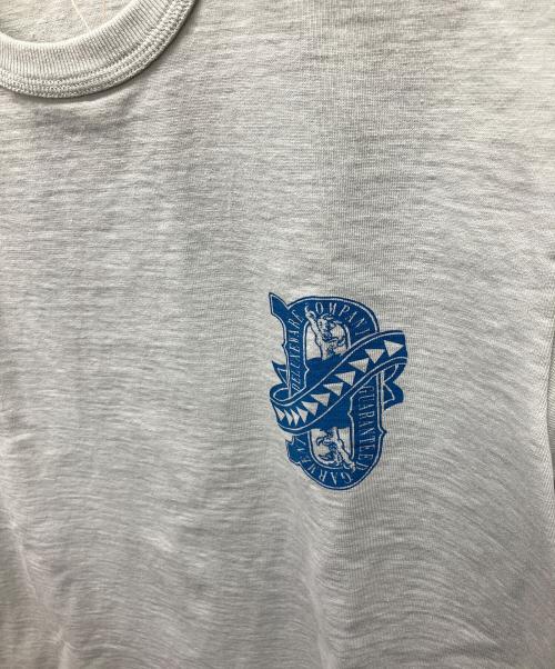 Deluxeware（デラックスウェア）Deluxeware (デラックスウェア) 半袖カットソー ブルー サイズ:Mの古着・服飾アイテム