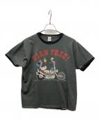 TOYS MCCOY×PEANUTSトイズマッコイ×ピーナッツ）の古着「半袖カットソー」｜グレー