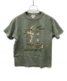 TOYS MCCOY（トイズマッコイ）の古着「半袖カットソー」｜オリーブ