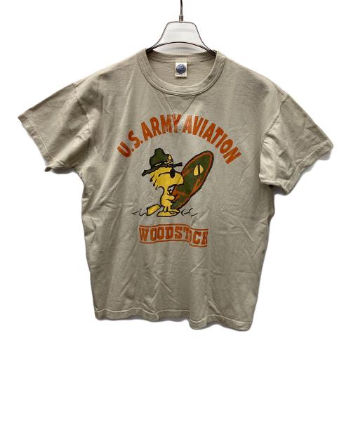 TOYS MCCOY（トイズマッコイ）TOYS MCCOY (トイズマッコイ) PEANUTS (ピーナッツ) 半袖カットソー ベージュ サイズ:XLの古着・服飾アイテム