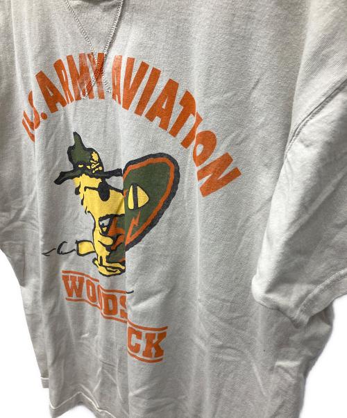 TOYS MCCOY（トイズマッコイ）TOYS MCCOY (トイズマッコイ) PEANUTS (ピーナッツ) 半袖カットソー ベージュ サイズ:XLの古着・服飾アイテム