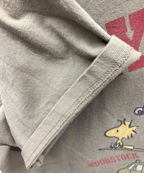 TOYS MCCOY（トイズマッコイ）TOYS MCCOY (トイズマッコイ) PEANUTS (ピーナッツ) 半袖カットソー オリーブ サイズ:XLの古着・服飾アイテム