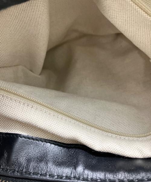 GUCCI（グッチ）GUCCI (グッチ) 2WAYバッグ ブラック×ベージュの古着・服飾アイテム