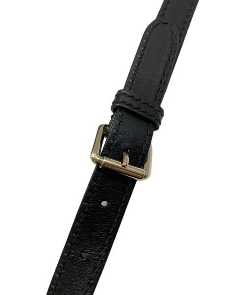 GUCCI（グッチ）GUCCI (グッチ) 2WAYバッグ ブラック×ベージュの古着・服飾アイテム