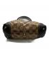 中古・古着 GUCCI (グッチ) ハンドバッグ ブラック×ベージュ：10000円