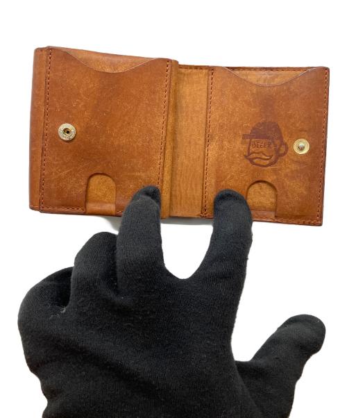 BEER BELLY（ビアベリー）BEER BELLY (ビアベリー) 2つ折り財布 ブラウンの古着・服飾アイテム