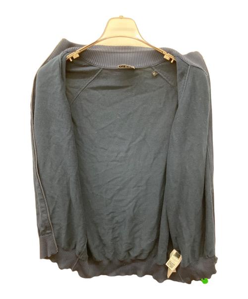DIESEL（ディーゼル）DIESEL (ディーゼル) トラックジャケット ネイビー×グリーン サイズ:Lの古着・服飾アイテム