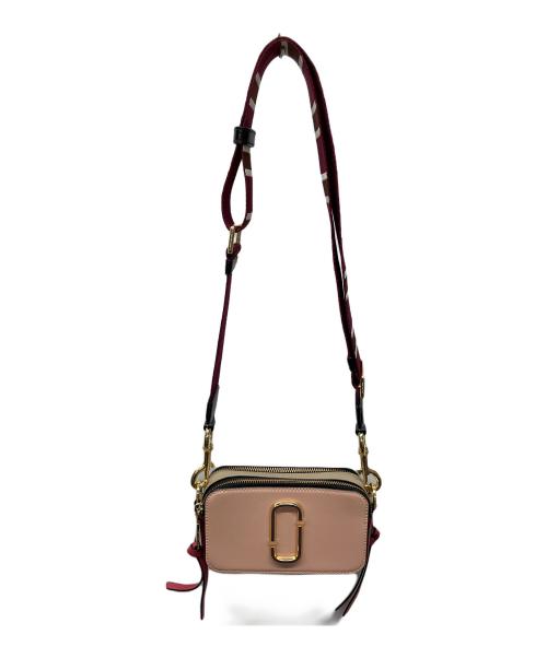 MARC JACOBS（マークジェイコブズ）MARC JACOBS (マークジェイコブズ) ショルダーバッグ ピンク×ベージュ×ボルドーの古着・服飾アイテム