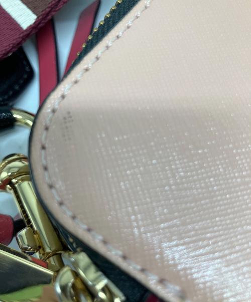 MARC JACOBS（マークジェイコブズ）MARC JACOBS (マークジェイコブズ) ショルダーバッグ ピンク×ベージュ×ボルドーの古着・服飾アイテム
