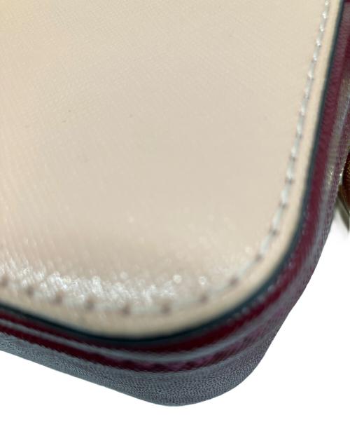 MARC JACOBS（マークジェイコブズ）MARC JACOBS (マークジェイコブズ) ショルダーバッグ ピンク×ベージュ×ボルドーの古着・服飾アイテム