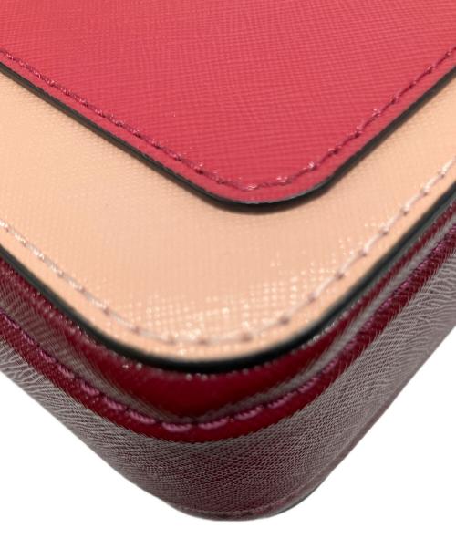 MARC JACOBS（マークジェイコブズ）MARC JACOBS (マークジェイコブズ) ショルダーバッグ ピンク×ベージュ×ボルドーの古着・服飾アイテム