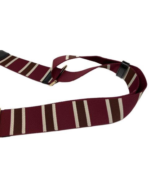 MARC JACOBS（マークジェイコブズ）MARC JACOBS (マークジェイコブズ) ショルダーバッグ ピンク×ベージュ×ボルドーの古着・服飾アイテム