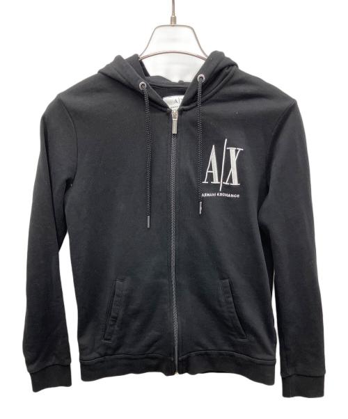 ARMANI EXCHANGE（アルマーニ エクスチェンジ）ARMANI EXCHANGE (アルマーニ エクスチェンジ) パーカー ブラック サイズ:Sの古着・服飾アイテム