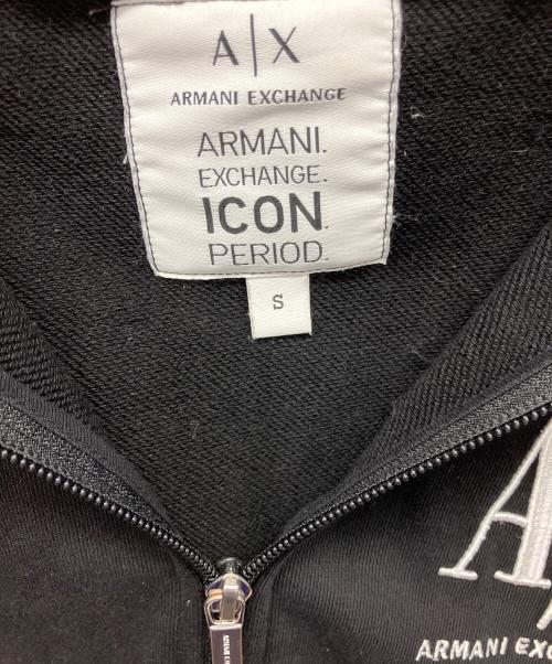 ARMANI EXCHANGE（アルマーニ エクスチェンジ）ARMANI EXCHANGE (アルマーニ エクスチェンジ) パーカー ブラック サイズ:Sの古着・服飾アイテム