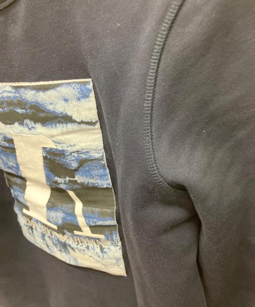 EMPORIO ARMANI（エンポリオ アルマーニ）EMPORIO ARMANI (エンポリオアルマーニ) スウェット ネイビー サイズ:XSの古着・服飾アイテム