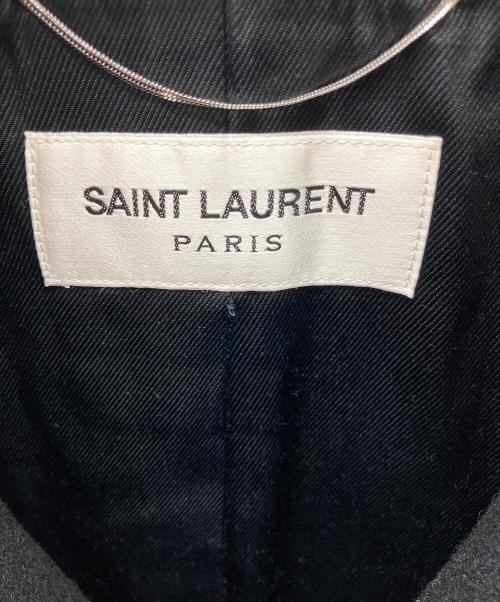 Saint Laurent Paris（サンローランパリ）Saint Laurent Paris (サンローランパリ) Pコート ブラック サイズ:46の古着・服飾アイテム