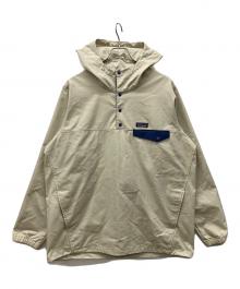 Patagonia（パタゴニア）の古着「プルオーバーパーカー」｜ベージュ×ネイビー