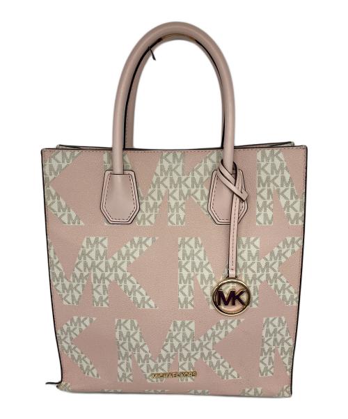 MICHEL KLEIN（ミッシェルクラン）MICHEL KLEIN (ミッシェルクラン) トートバッグ ピンクの古着・服飾アイテム