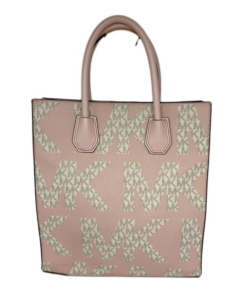 MICHEL KLEIN（ミッシェルクラン）MICHEL KLEIN (ミッシェルクラン) トートバッグ ピンクの古着・服飾アイテム