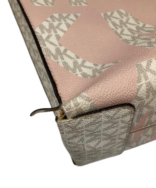 MICHEL KLEIN（ミッシェルクラン）MICHEL KLEIN (ミッシェルクラン) トートバッグ ピンクの古着・服飾アイテム