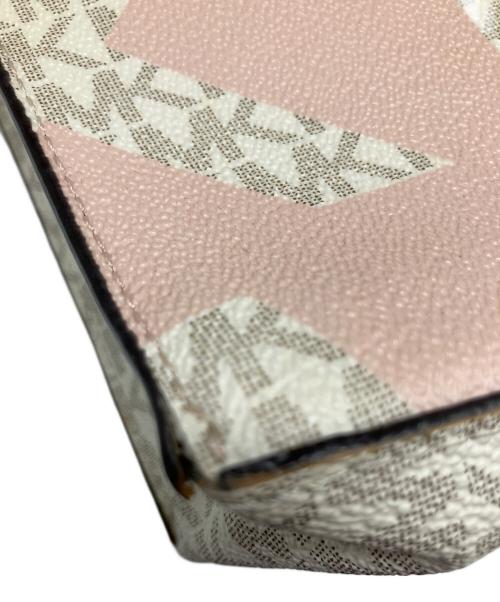 MICHEL KLEIN（ミッシェルクラン）MICHEL KLEIN (ミッシェルクラン) トートバッグ ピンクの古着・服飾アイテム