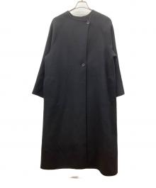 Spick and Span（スピック＆スパン）の古着「SUPER110S ダブルビーバーコート」｜ブラック