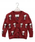 gelato piqueジェラートピケ）の古着「厚手カーディガン」｜レッド