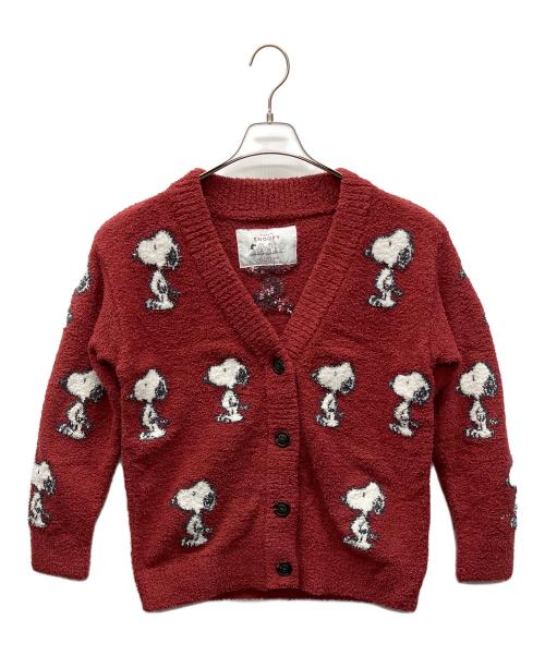 gelato pique（ジェラートピケ）gelato pique (ジェラートピケ) 厚手カーディガン レッド サイズ:FREEの古着・服飾アイテム