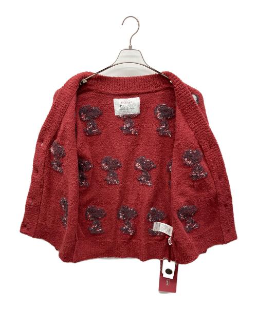 gelato pique（ジェラートピケ）gelato pique (ジェラートピケ) 厚手カーディガン レッド サイズ:FREEの古着・服飾アイテム