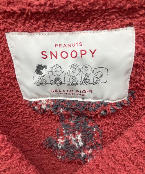 gelato pique（ジェラートピケ）gelato pique (ジェラートピケ) 厚手カーディガン レッド サイズ:FREEの古着・服飾アイテム