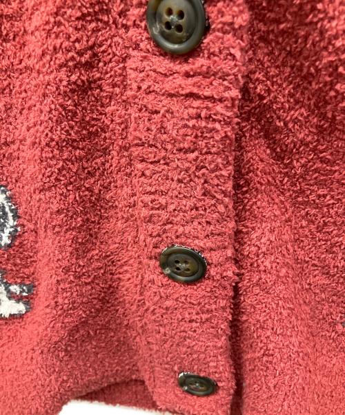 gelato pique（ジェラートピケ）gelato pique (ジェラートピケ) 厚手カーディガン レッド サイズ:FREEの古着・服飾アイテム