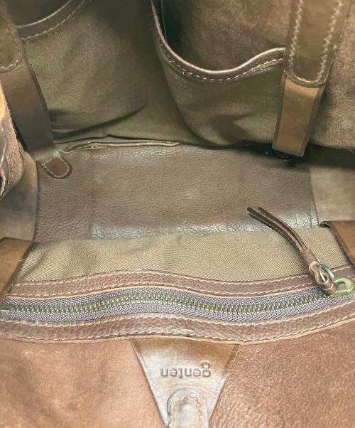 genten（ゲンテン）genten (ゲンテン) トートバッグ ブラウンの古着・服飾アイテム
