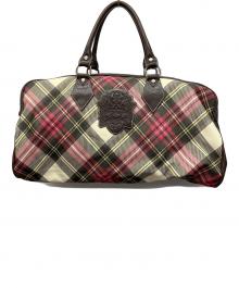 Vivienne Westwood（ヴィヴィアンウエストウッド）の古着「ボストンバッグ」｜ピンク×ブラウン