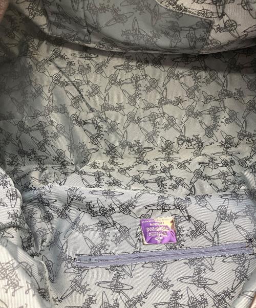 Vivienne Westwood（ヴィヴィアンウエストウッド）Vivienne Westwood (ヴィヴィアンウエストウッド) ボストンバッグ ピンク×ブラウンの古着・服飾アイテム