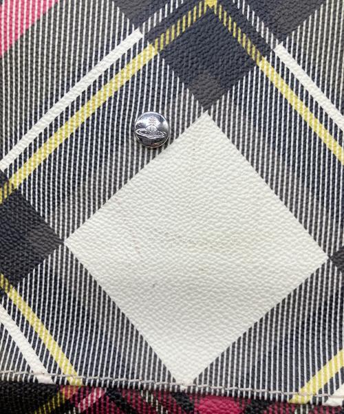 Vivienne Westwood（ヴィヴィアンウエストウッド）Vivienne Westwood (ヴィヴィアンウエストウッド) ボストンバッグ ピンク×ブラウンの古着・服飾アイテム