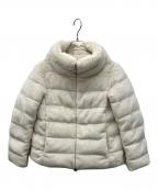 HERNOヘルノ）の古着「エコファーダウンジャケット」｜ホワイト