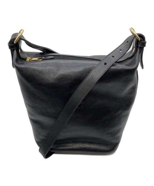 IL BISONTE（イル ビゾンテ）IL BISONTE (イル ビゾンテ) ショルダーバッグ ブラックの古着・服飾アイテム