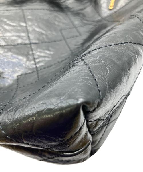 CHARLES & KEITH（チャールズアンドキース）CHARLES & KEITH (チャールズアンドキース) チェーンショルダーバッグ ブラック×ゴールドの古着・服飾アイテム