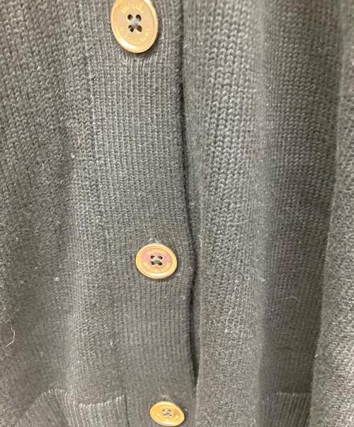 MICHAEL KORS（マイケル・コース）MICHAEL KORS (マイケル・コース) 厚手カーディガン ブラック×ホワイト サイズ:XSの古着・服飾アイテム